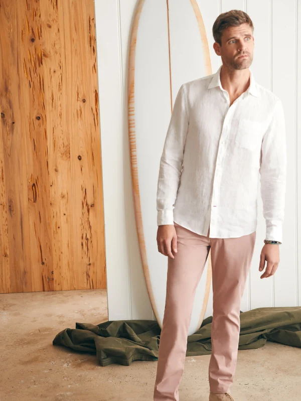 Laguna Linen Shirt (Tall) - White