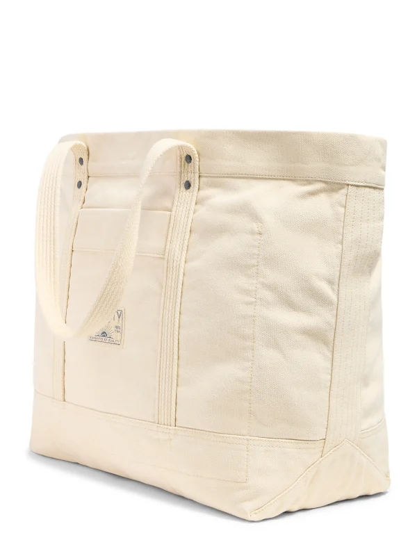 Large Sunwashed Canvas Tote - Ecru