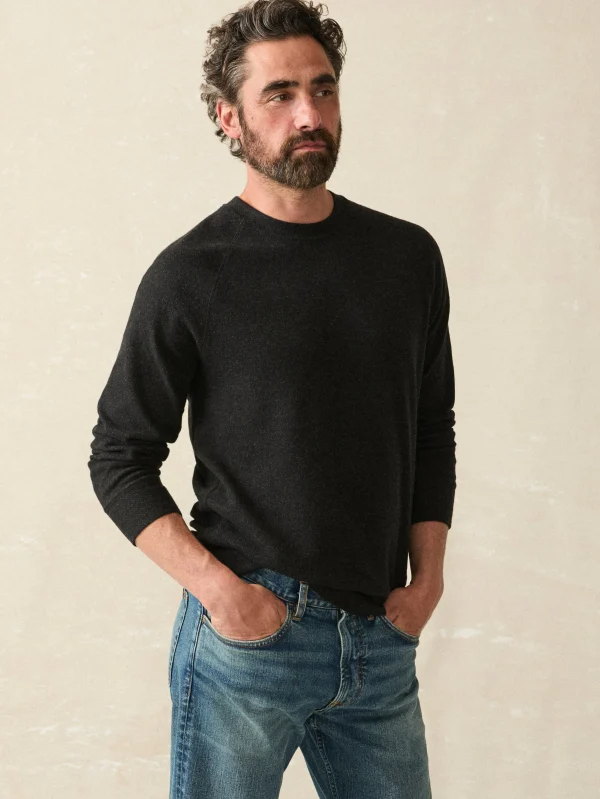 Legend™ Sweater Crew - Heathered Black Twill