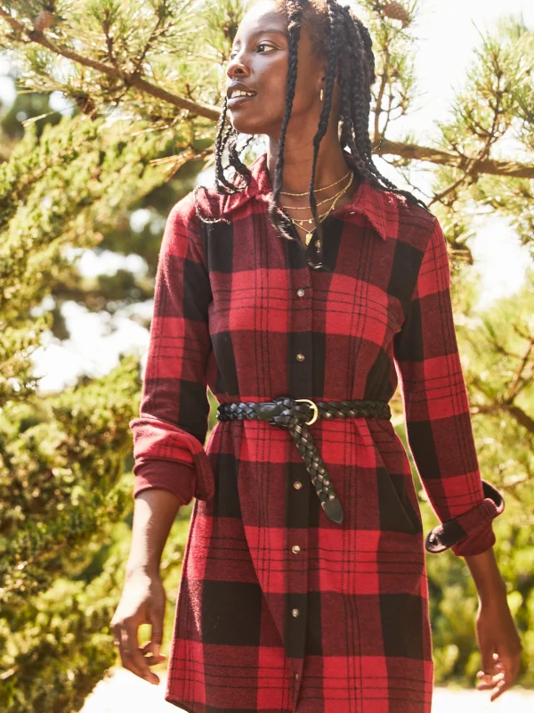 Legend™ Sweater Dress - Orchard House Plaid