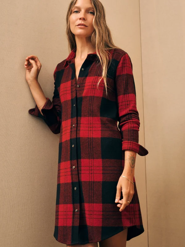 Legend™ Sweater Dress - Orchard House Plaid