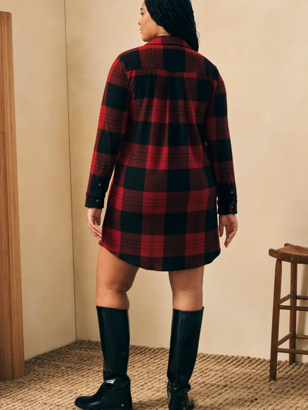 Legend™ Sweater Dress - Orchard House Plaid