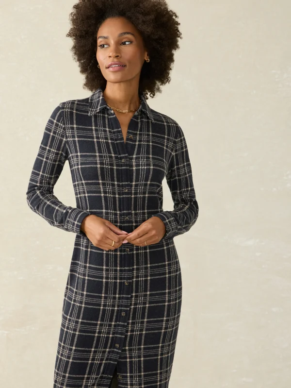 Legend™ Sweater Maxi Dress - Dakota Plaid