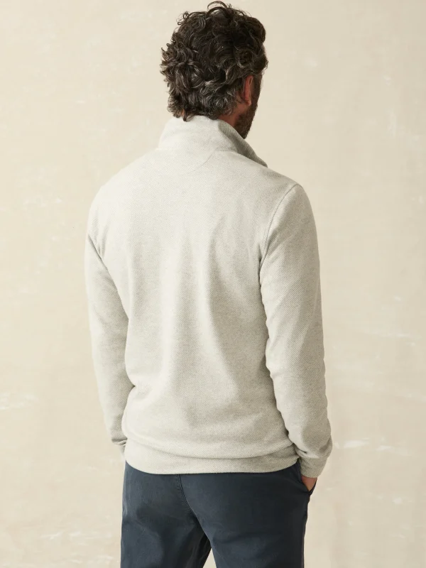 Legend™ Sweater Quarter Zip - Light Heather Grey