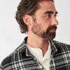 Legend™ Sweater Shirt - Charcoal Bone Plaid