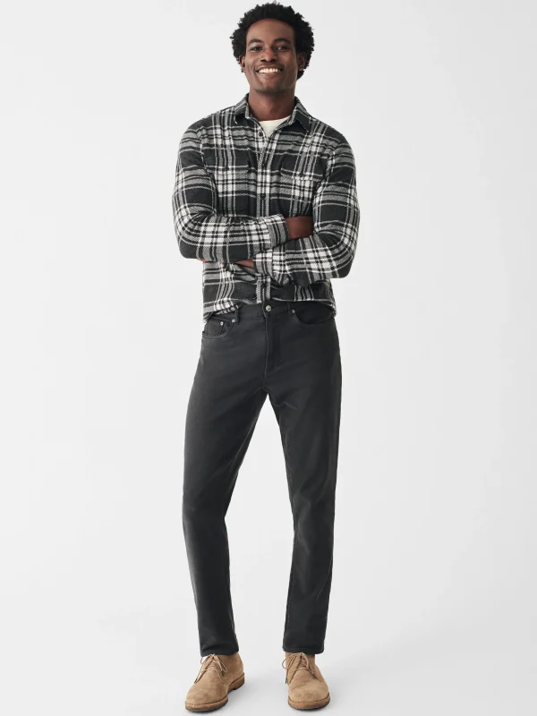 Legend™ Sweater Shirt - Charcoal Bone Plaid