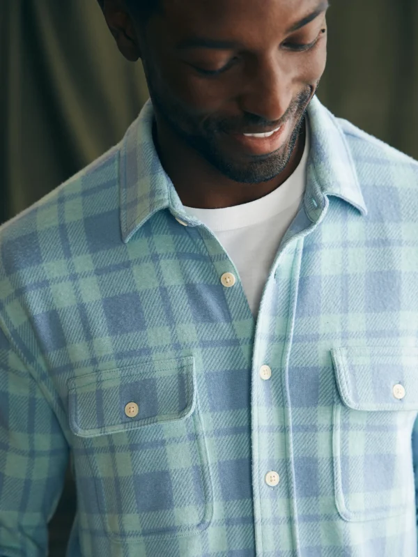 Legend™ Sweater Shirt - Clearwater Coast Plaid