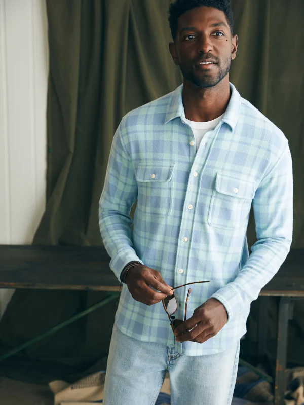 Legend™ Sweater Shirt - Clearwater Coast Plaid