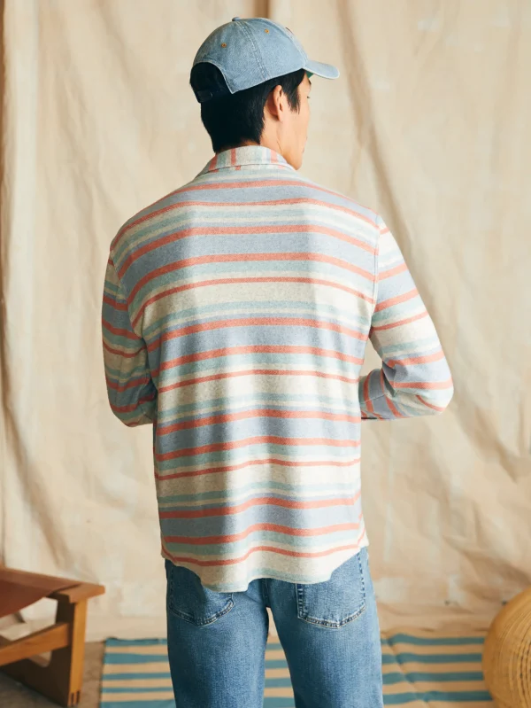 Legend™ Sweater Shirt - Coral Reef Stripe