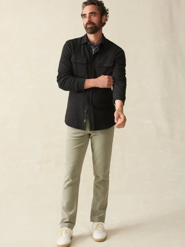 Legend™ Sweater Shirt - Heathered Black Twill