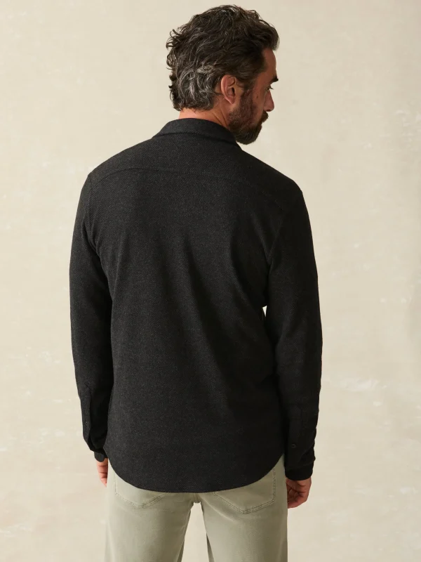 Legend™ Sweater Shirt - Heathered Black Twill