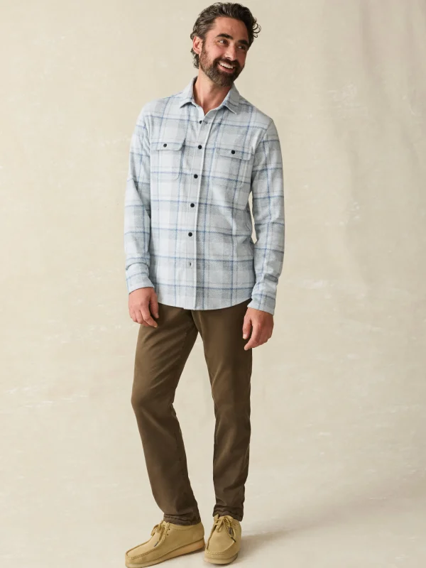 Legend™ Sweater Shirt - Maine Sky Plaid