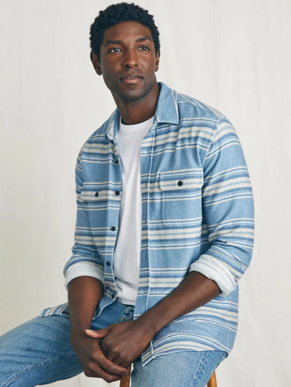 Legend™ Sweater Shirt - Ocean Shore Stripe