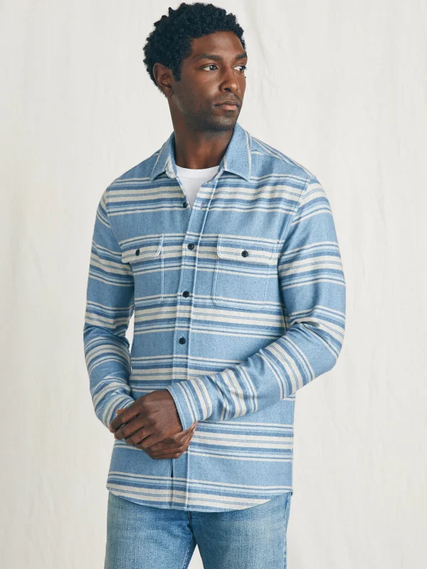 Legend™ Sweater Shirt - Ocean Shore Stripe