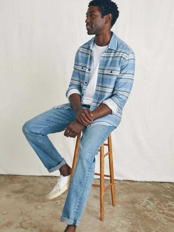 Legend™ Sweater Shirt - Ocean Shore Stripe