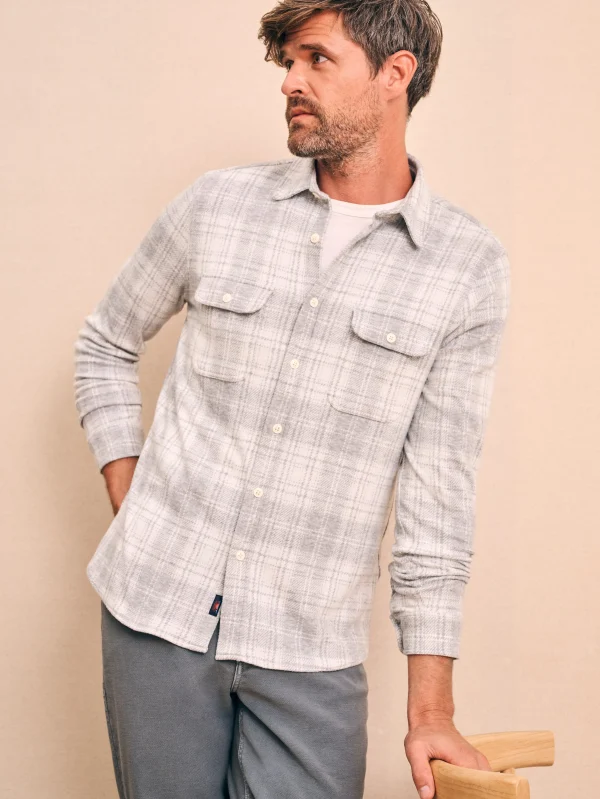 Legend™ Sweater Shirt - Winter Clouds Plaid