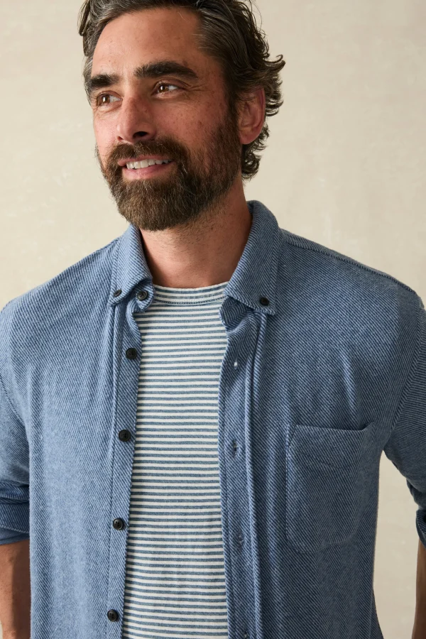 Legend™ Sweater Shirt (Single Pocket) - Glacier Blue Twill