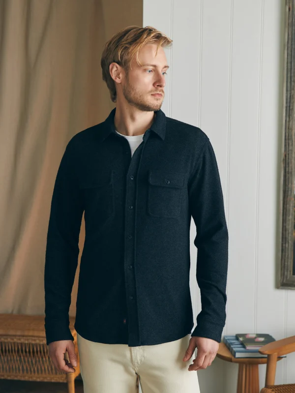 Legend™ Sweater Shirt (Tall) - Heathered Black Twill