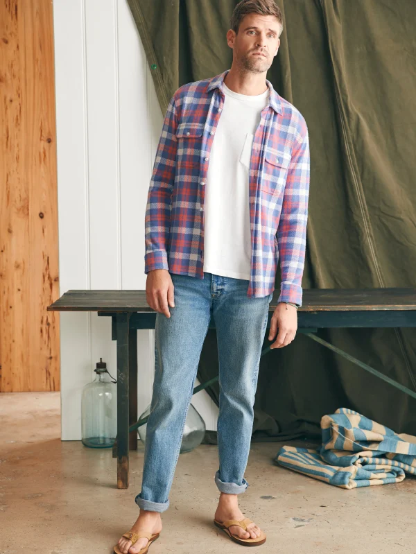 Legend™ Sweater Shirt (Tall) - Viewpoint Rose Plaid