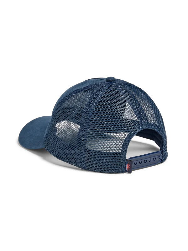 Malibu Retro Sun & Waves Trucker - Navy