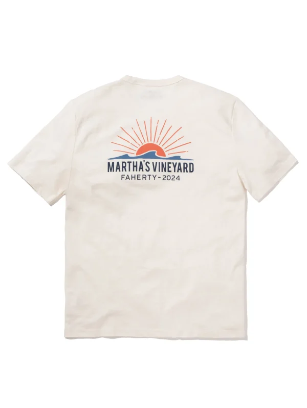 Martha's Vineyard Short-Sleeve Crew T-Shirt - White