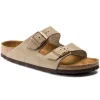 Men's Birkenstock Arizona Soft Footbed - Taupe