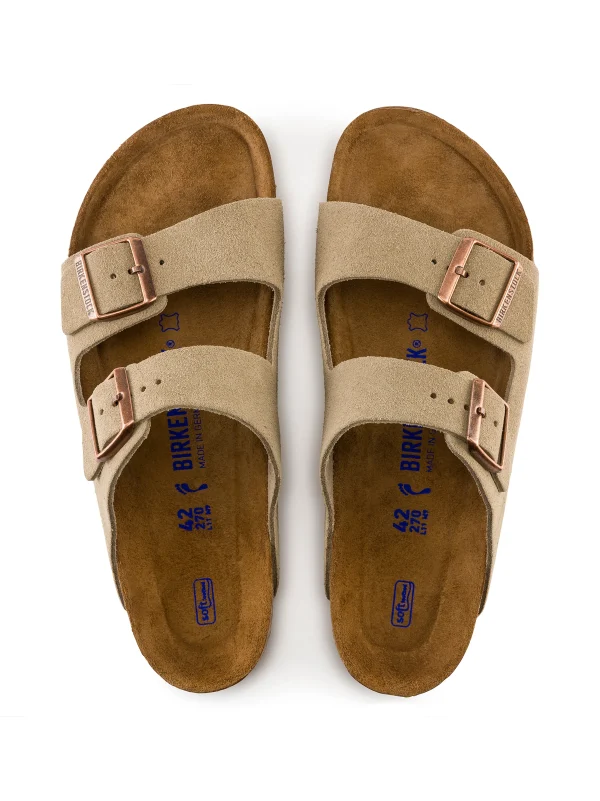 Men's Birkenstock Arizona Soft Footbed - Taupe