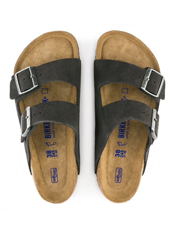 Men's Birkenstock Arizona Soft Footbed - Velvet Gray