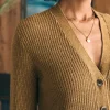 Miramar Linen Cardigan - Antique Bronze