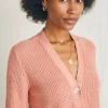 Miramar Linen Cardigan - Rosette