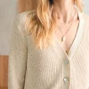 Miramar Linen Cardigan - Summer Sand