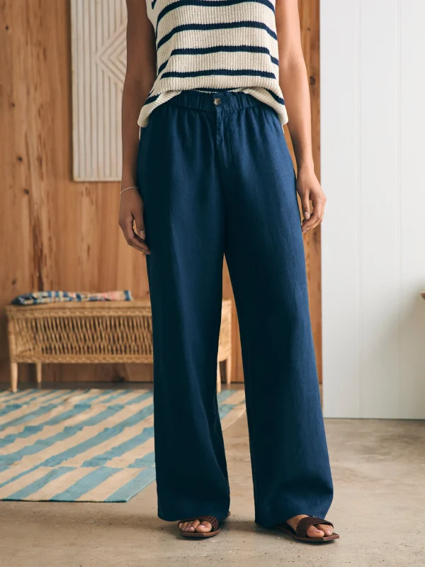 Monterey Linen Pant - After Midnight