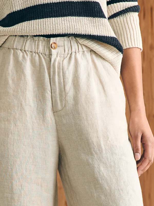 Monterey Linen Pant - Flax