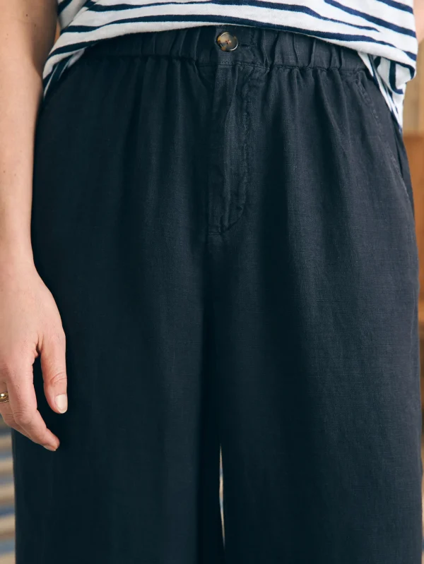 Monterey Linen Pant - Moonless Night