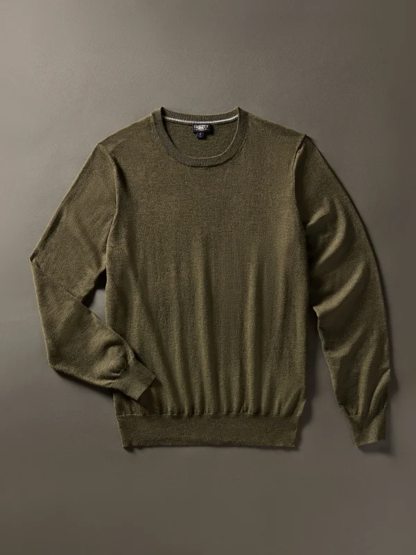 Movement™ Crewneck Sweater (Tall) - Olive Ridge Heather