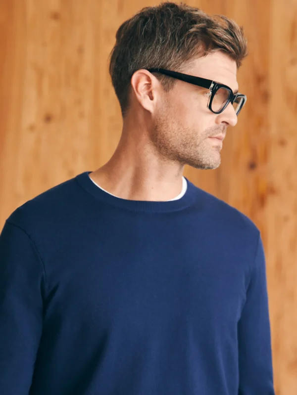 Movement™ Crewneck Sweater (Tall) - Marine Navy Heather