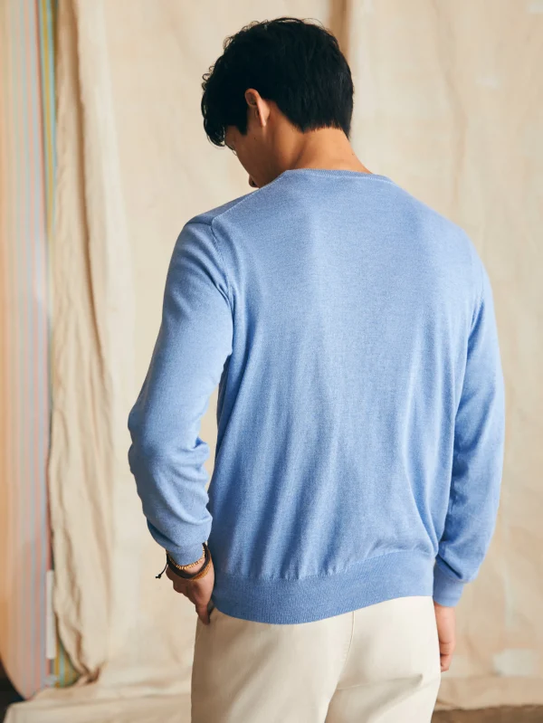 Movement™ Crewneck Sweater (Tall) - Azure Sky Heather