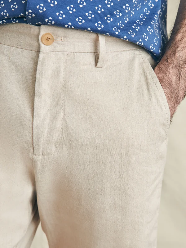 Movement™ Flex Linen Short (7" Inseam) - Natural