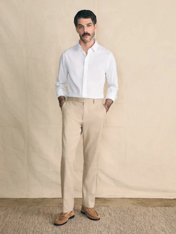 Movement™ Flex Linen Trouser - Natural