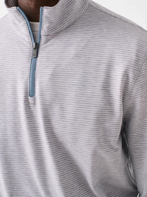 Movement™ Quarter Zip - Mountain Grey Feeder Stripe