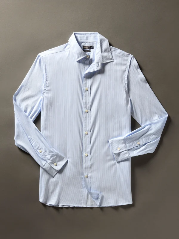 Movement™ Shirt - Blue White Stripe