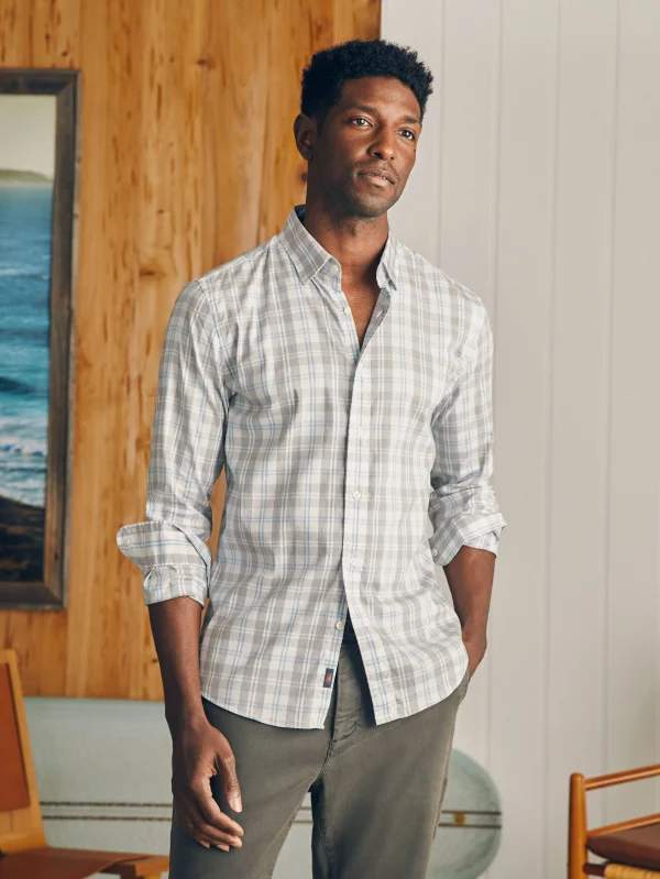 Movement™ Shirt - Grey Cream Plaid