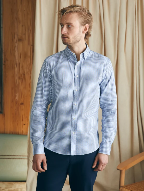 Movement™ Shirt - Light Blue Gingham