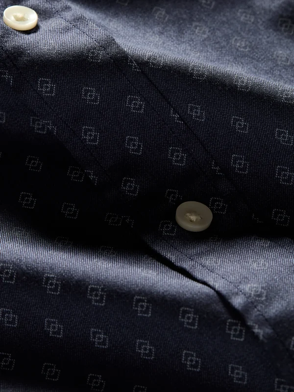 Movement™ Shirt - Navy Dusk Diamond Print