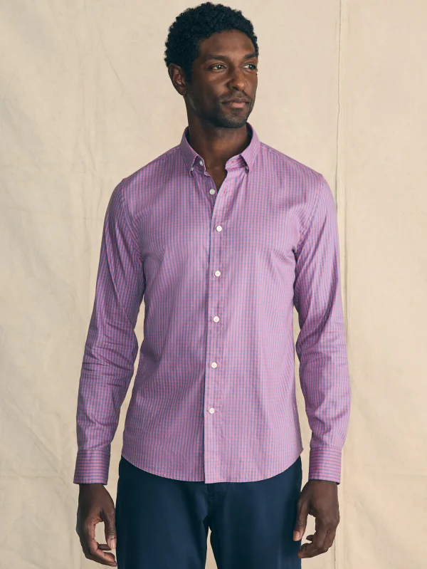 Movement™ Shirt (Tall) - Blue Rose Gingham