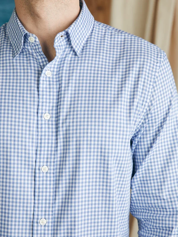 Movement™ Shirt (Tall) - Light Blue Gingham