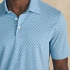 Movement™ Short-Sleeve Pique Polo Shirt - Blue Surfboard Geo