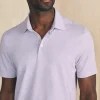 Movement™ Short-Sleeve Pique Polo Shirt - Faded Lilac Heather