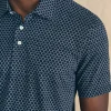 Movement™ Short-Sleeve Pique Polo Shirt - Midnight Fishscale