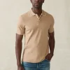 Movement™ Short-Sleeve Pique Polo Shirt - Driftwood Island Heather